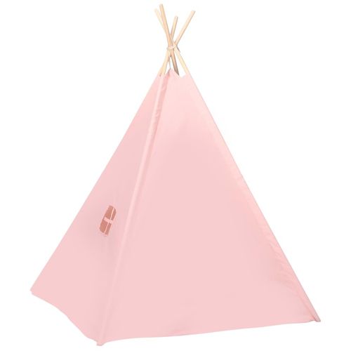 Dječji šator tipi od breskvine kore ružičasti 120x120x150 cm slika 20
