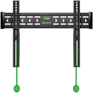 ONKRON Fiksni Zidni Nosač za TV za 43 do 85-inčne Ravne Ploče, Crni