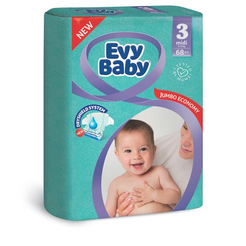 Evy Baby Jednokratne pelene Jumbo slika 2