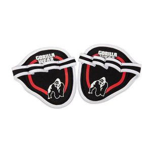 Gorilla Wear GRIP Podloge za dlan, Crno/Crvene
