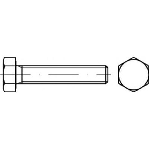 TOOLCRAFT TO-5443626 vijak s šesterokutnom glavom 38 mm 22 mm vanjski šesterokutni 83933 čelik 100 St. slika 1