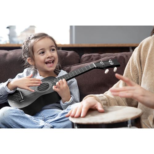 EcoToys dječji ukulele crni slika 6