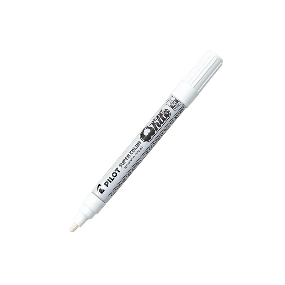 MARKER PILOT SUPER COLOR BELI M slika 1