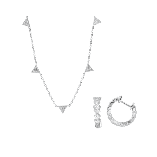 J&B Jewellery1012 Srebrni set slika 1