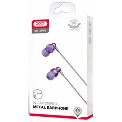 XO In-Ear Slušalice sa mikrofon EP55 Purple slika 3