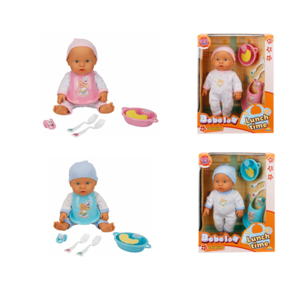 SUNMAN Bebelou Lutka sa zvučnim funkcijama Lunch Time 35cm, Sorto slika 5