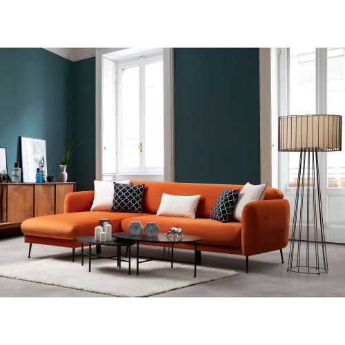 Atelier Del Sofa Sevilla Corner Left (Chl+3R) Narandžasti Ugao Sofa-Krevet slika 1