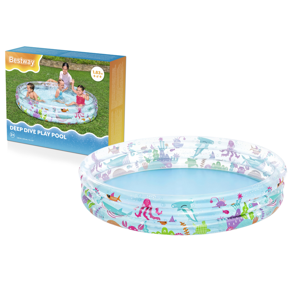 Napuhani bazen Sea World 183 x 33 cm Bestway 51005 slika 1