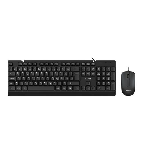 HAVIT Žičana Tipkovnica i Optički Miš Set HV-KB272CM slika 1