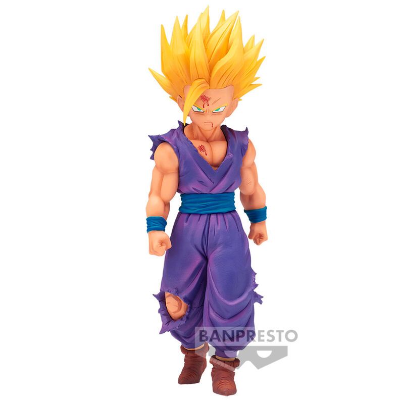 BANPRESTO Dragon Ball Z Solid Edge Work Super Saiyan 2 Son Gohan Figura 16cm image