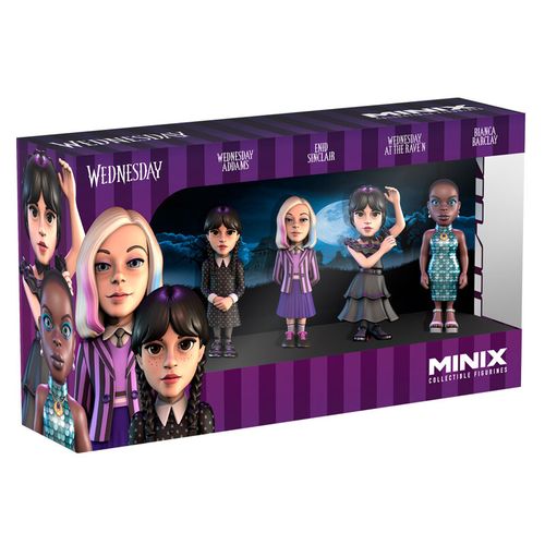 Wednesday Minix pack 4 figures 7cm slika 1