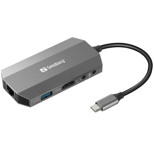 Sandberg USB-C 6u1 Travel Dock docking stanica slika 1