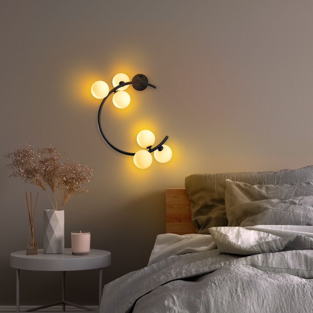 Luminar - Crna Zidna Lampa 14130 slika 3