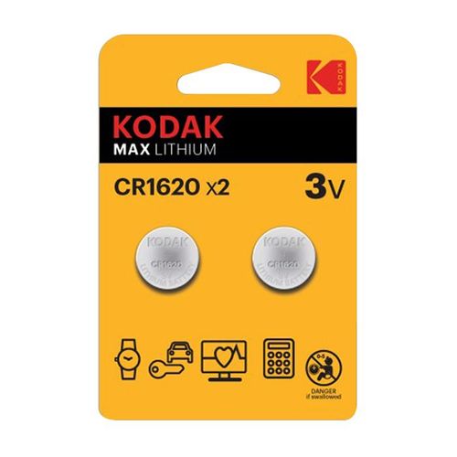 Kodak MAX lithium baterija CR1620, 2 kom slika 1