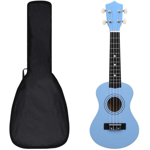 Set dječjeg ukulelea Soprano s torbom svjetloplavi 21 " slika 1