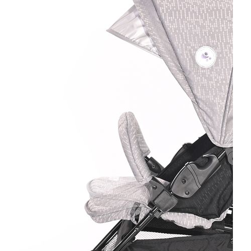 LORELLI MARTINA Kolica sa Zimskom Navlakom za Noge Black/Silver Blue (6mj+) - (do 15kg/96cm) slika 7