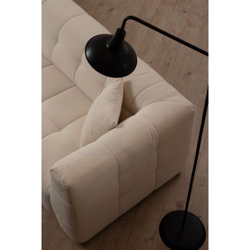 Cady 3 Seater Left - Ugao Sofa u Bež Boji slika 4