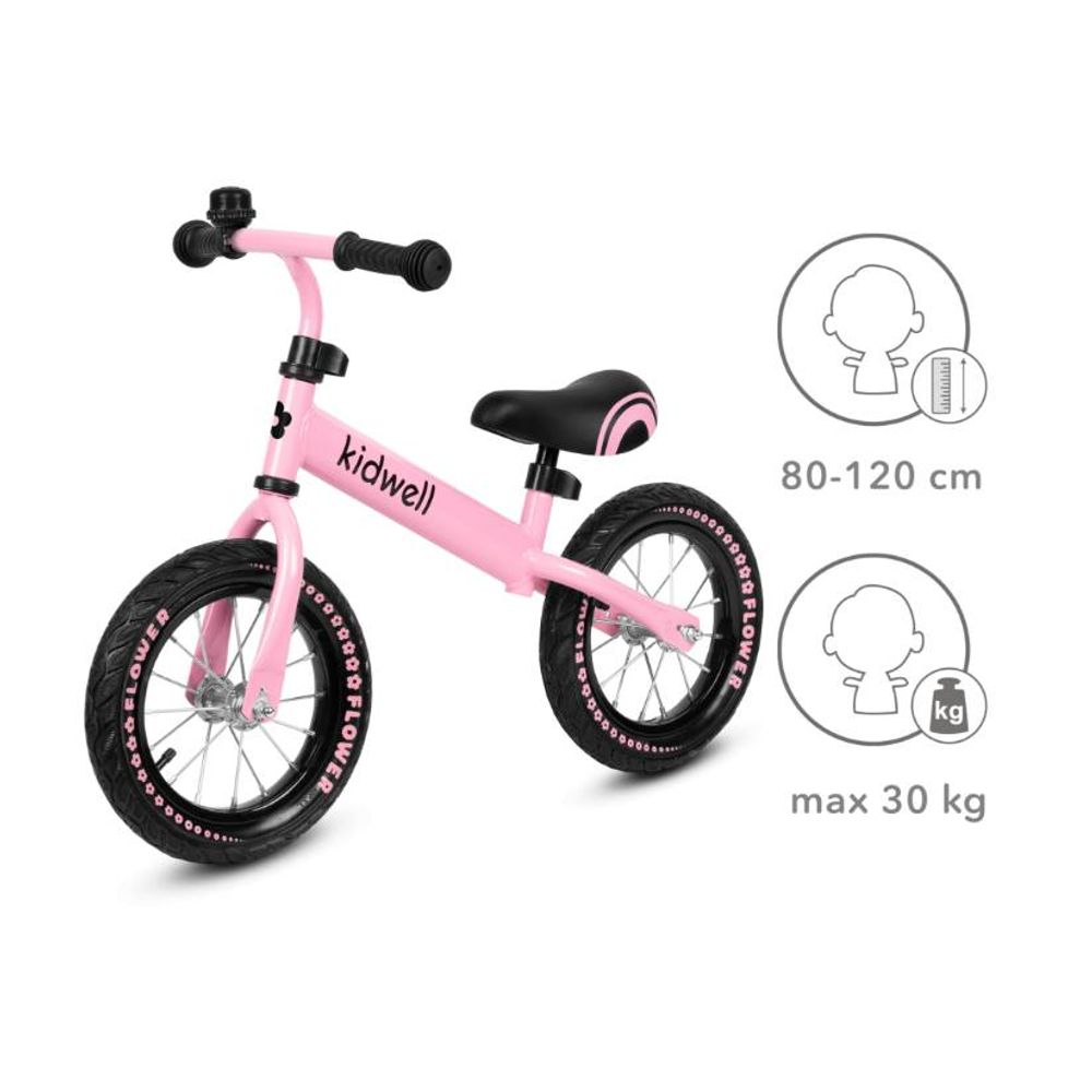 Kidwell Cruzer dječji bicikl bez pedala, pink slika 2