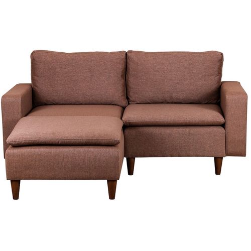 Atelier Del Sofa Kutna garnitura, Svijetlo smeđa, Lungo Mini - Light Brown slika 7