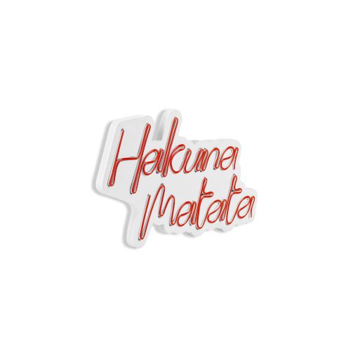 Hakuna Matata - Red Red Decorative Plastic Led Lighting slika 8