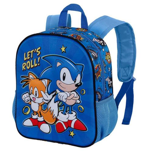 Sonic The Hedgehog Let's Roll 3D Ruksak 31cm slika 2