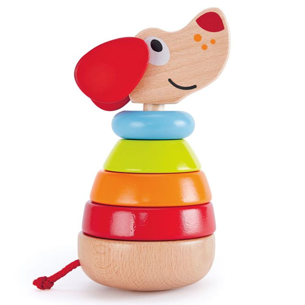 Hape Drvena igračka dindolino sa zvukom Pepe Sound Stacker E0448A  slika 1