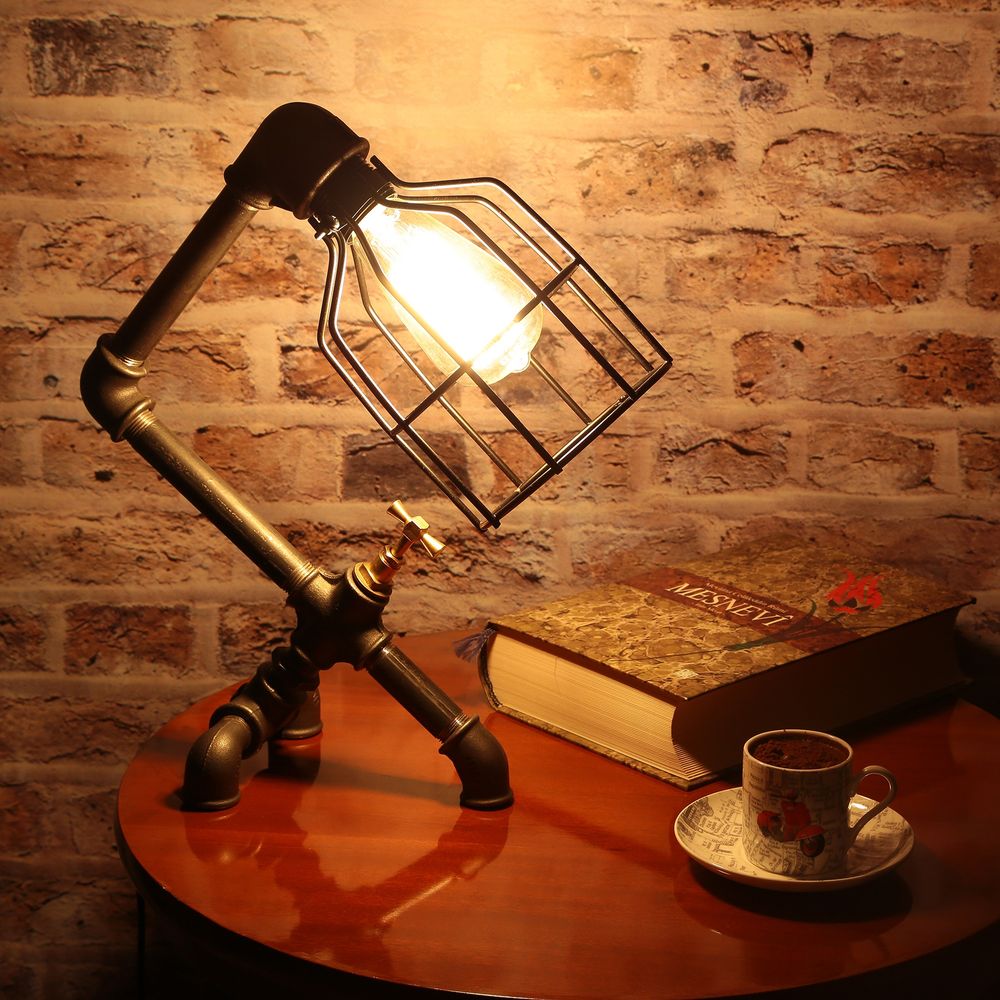 Crna Stona Lampa PP004 slika 1