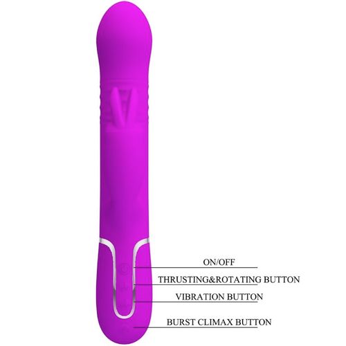 Pretty Love Coale Rabbit Vibrator - Tirkizna slika 15