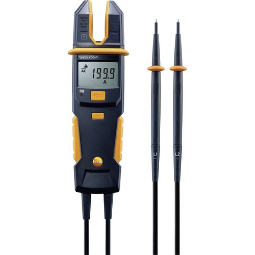 testo 755-1 ručni multimetar, strujne stezaljke  digitalni  CAT IV 600 V, CAT III 1000 V Zaslon (brojevi): 4000 slika 7