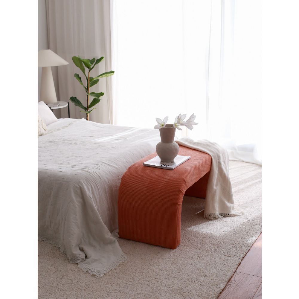 Nu Bench - Coral Coral Pouffe slika 4