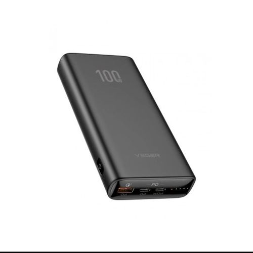 VEGER T100 PowerBank 20,000 mAh, crni slika 1