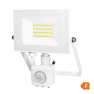 LED reflektor senzor 20W 4000K, 1600lm 30kh, beli