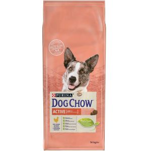 DOG CHOW Adult Active Piletina, potpuna hrana za kućne ljubimce, za odrasle pse, 14 kg
