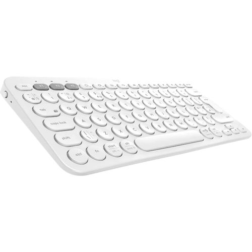 LOGITECH K380 Bluetooth Multi-device US bela tastatura slika 1