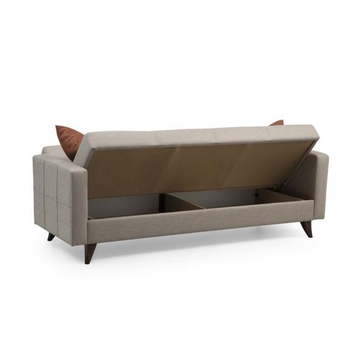 Atelier Del Sofa Polya - Beige Beige 3-Seat Sofa-Bed slika 5