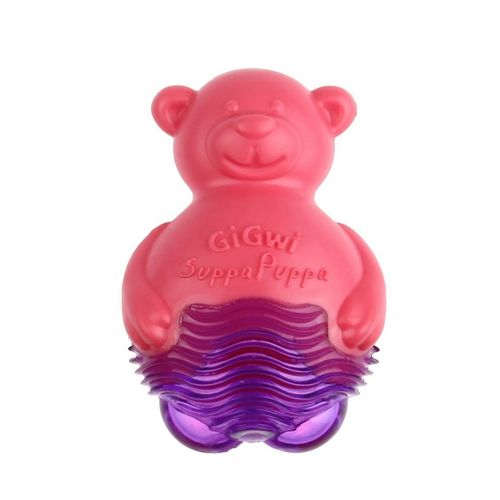 GiGwi igračka za pse Suppa Puppa Medved pink - ljubičasti 9 cm slika 1