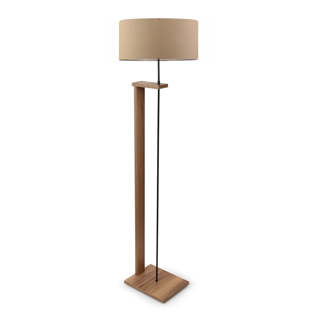Podna Lampa AYD-2823 - Svijetlosmeđa Drvena  - izložbeni artikl (oštećenja ambalaža) slika 1