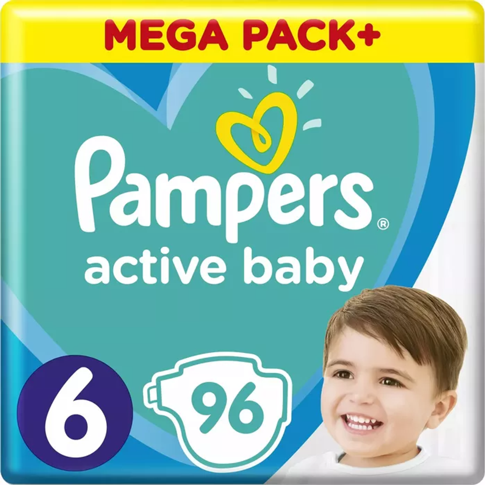 Pampers Active baby pelene mega pack slika 5