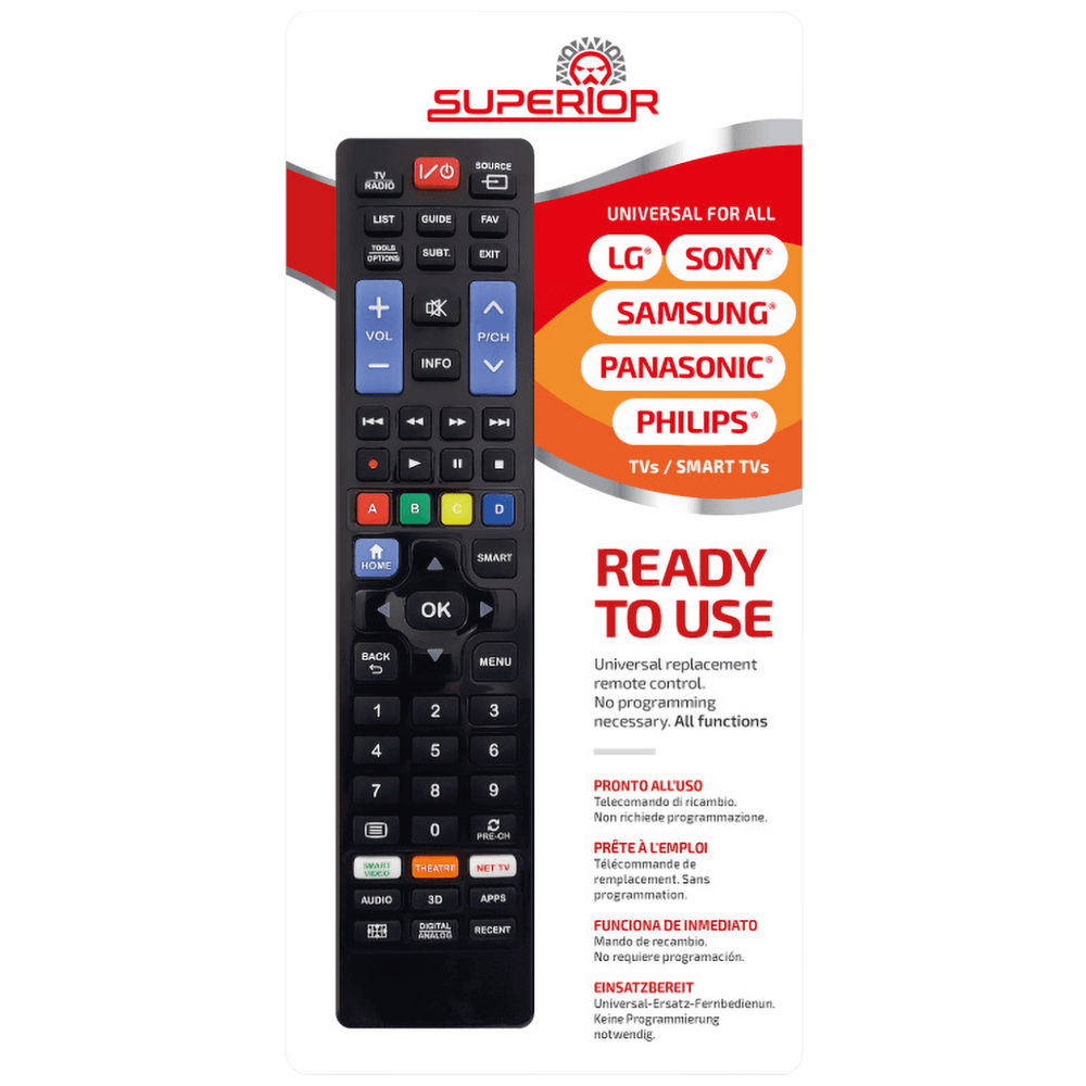 Superior  Daljinski upravljač za LG/Samsung/Sony/Philips/Panasonic - Ready5 Smart Extended slika 2