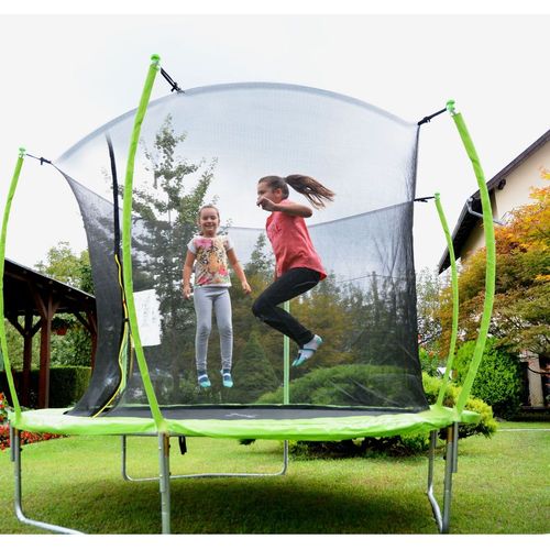 Trampolin Legoni Space sa zaštitnom mrežom, 366 cm, zeleni slika 2