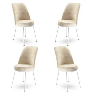 Set Bijelih Stolica Dexa - Cream (4 Komada)