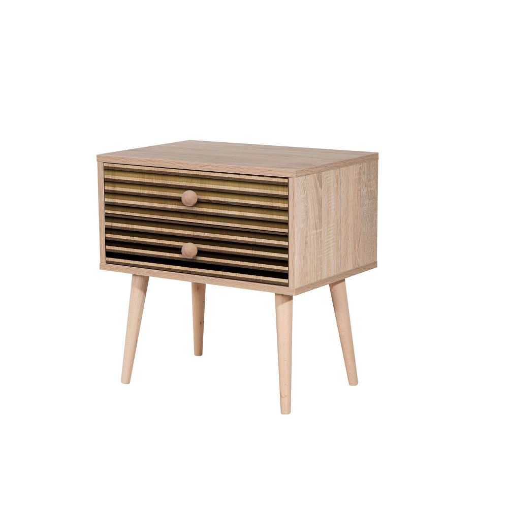 Noćni ormarić Two - 220 Sonoma Oak slika 3