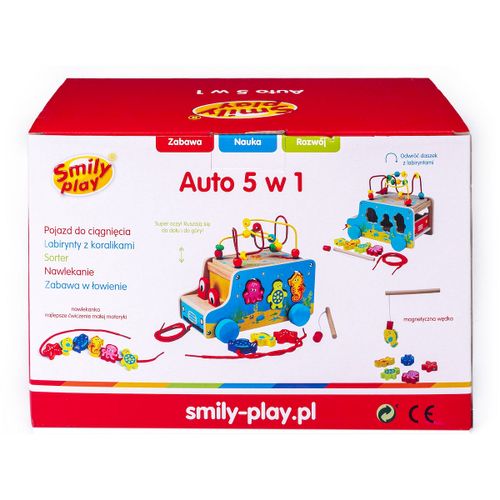 Smily Play drvena igračka Auto 5u1 slika 5