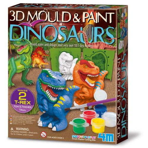 Napravi i obojaj 3D Dinosaure slika 1