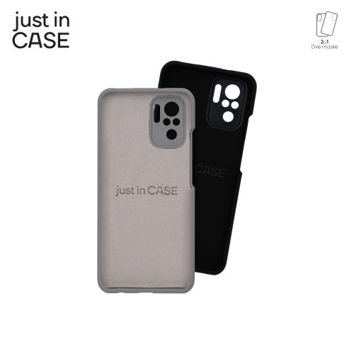 2u1 Extra case MIX PLUS paket CRNI za Redmi Note 10s slika 1