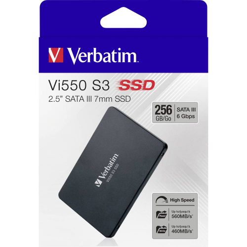 Unutarnji SSD tvrdi disk 6.35 cm (2.5 ") 256 GB Verbatim Vi550 S3 Maloprodaja 49351 SATA III slika 4