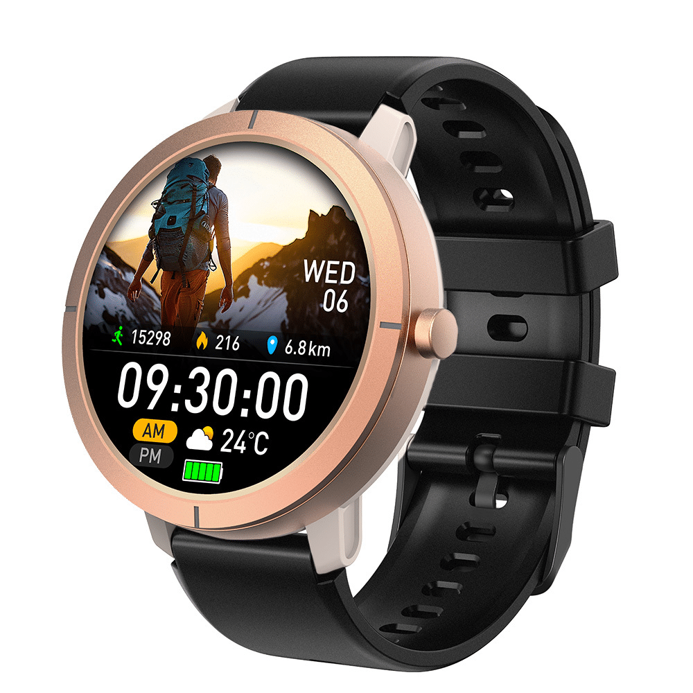 Blavec pametni sat W-20 Solea HD AMOLED GPS glasovni poziv - ružičasto zlato + 2 remena slika 3