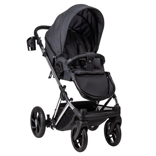 Tutek Kolica za bebe 2in1 Diamons Pro 2, Dark Grey  slika 2