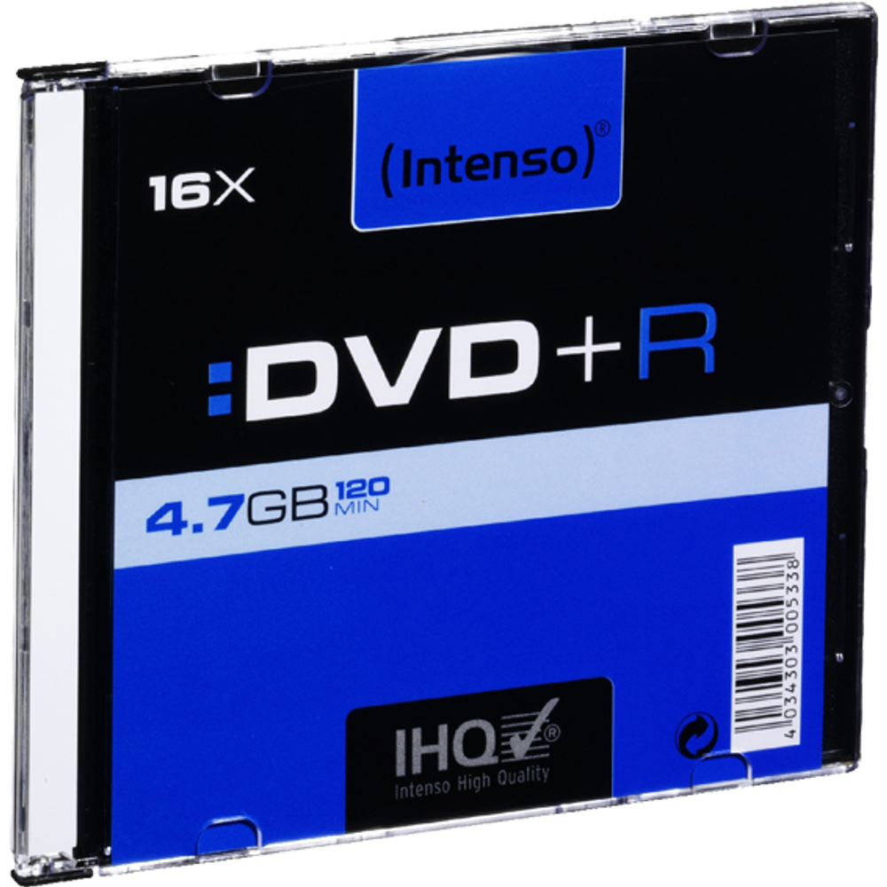 (Intenso) DVD+R 4,7GB pak. 10 komada Slim Case - DVD+R4,7GB/10Slim slika 2