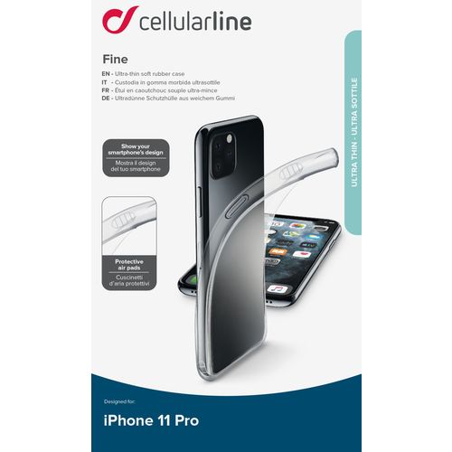 Cellularline Fine silikonska maskica za iPhone 11 Pro slika 3